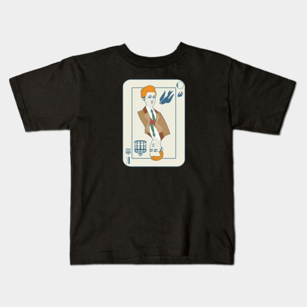 Lutece Playing Card Kids T-Shirt by AdmiralFlapPlak